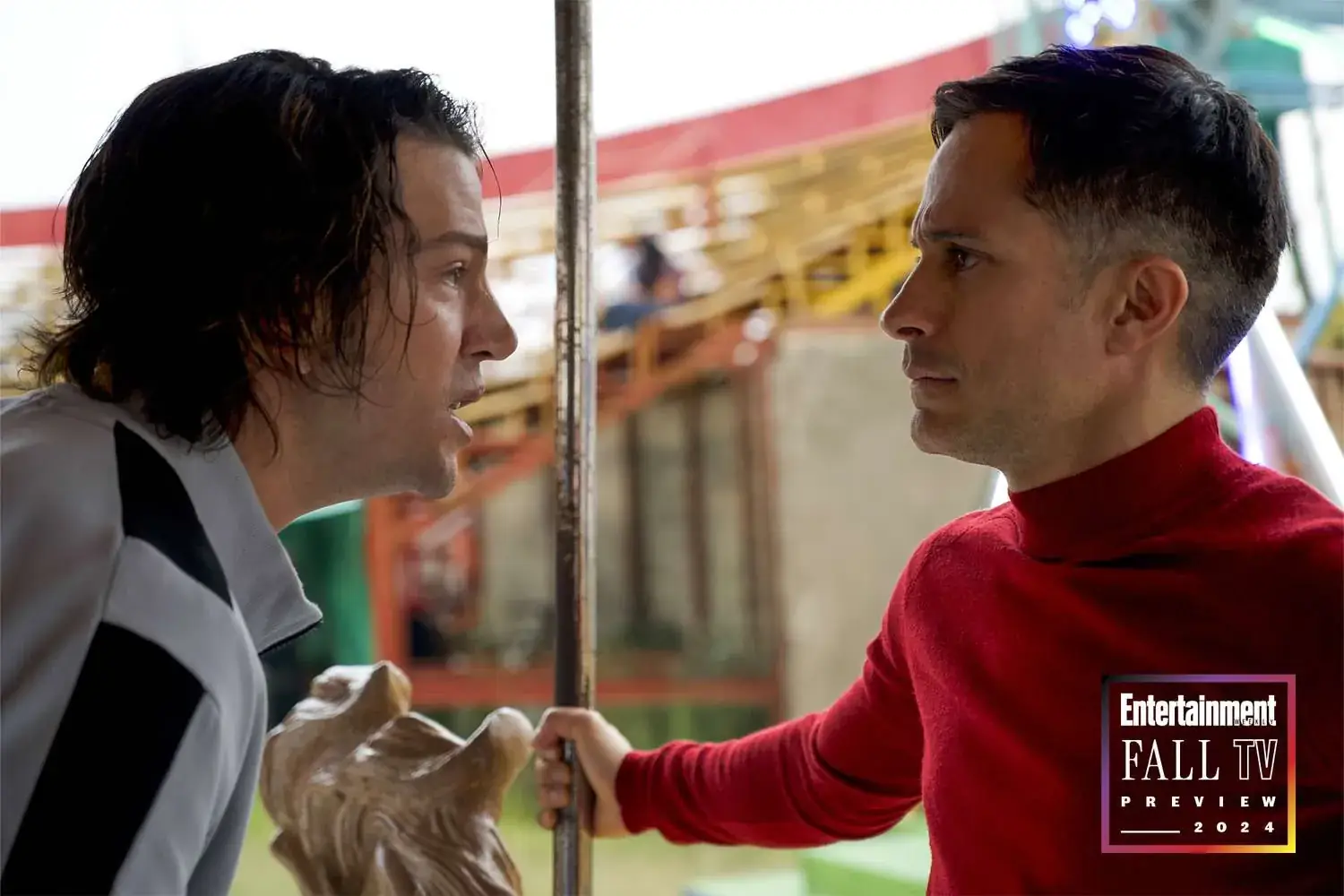 Gael García Bernal and Diego Luna on reuniting for new series La Máquina Illustrations