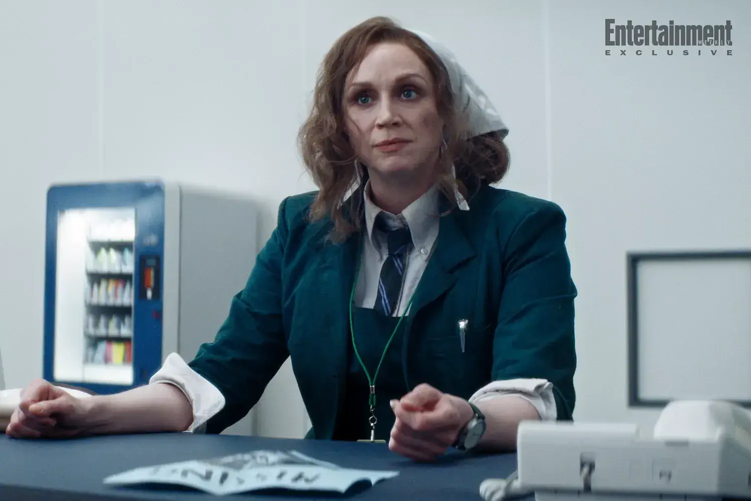 Gwendoline Christie debuts as mysterious Lumon employee Lorne in Severance sneak peek (exclusive) Illustrations