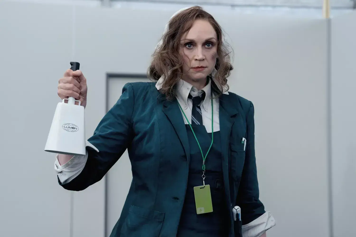 Gwendoline Christie debuts as mysterious Lumon employee Lorne in Severance sneak peek (exclusive) Related images #4