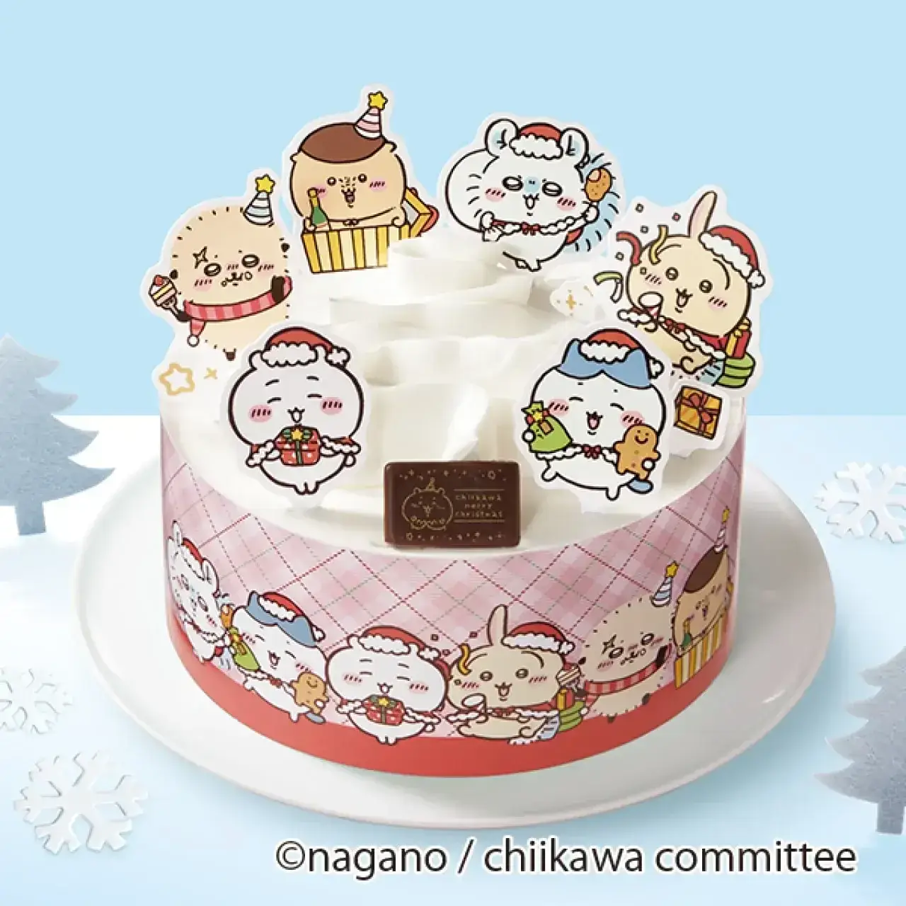 売切必至『ちいかわ』Xmasケーキ、今年はみんなでパーティ！ スプーン特典も、ファミマXmas商品は全66種類 | リアルライブ イラスト