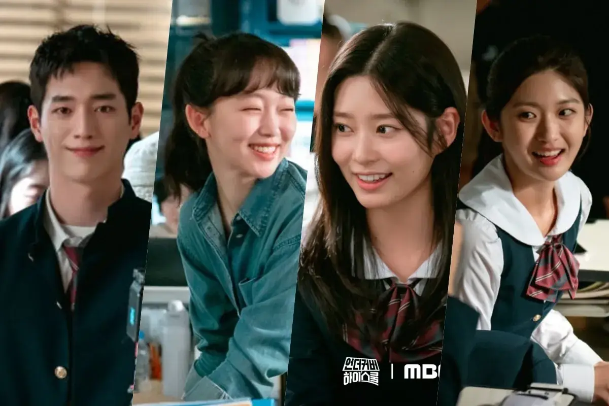 Seo Kang Jun, Jin Ki Joo, Kim Min Ju, And More Are All Smiles Behind The Scenes Of "Undercover High School" 표지 이미지