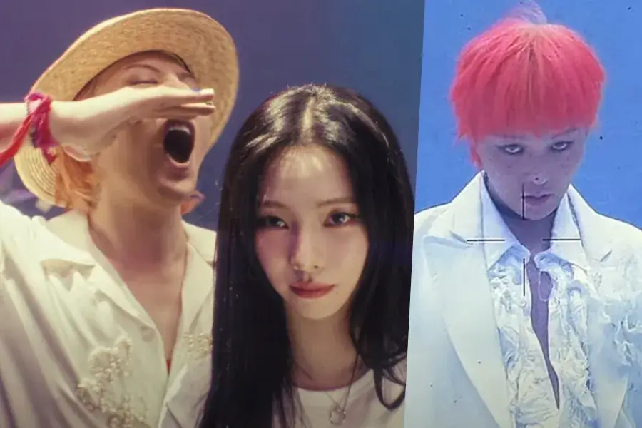 Watch: G-Dragon Makes Triumphant Return With "TOO BAD (feat. Anderson .Paak) MV Starring aespa's Karina And "DRAMA" MV 그림