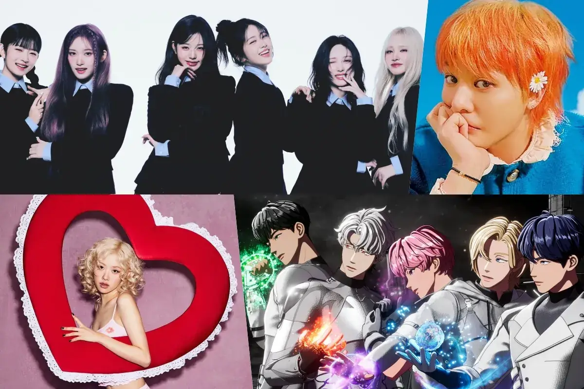 IVE, PLAVE, G-Dragon, And Rosé Top Circle Weekly Charts 표지 이미지